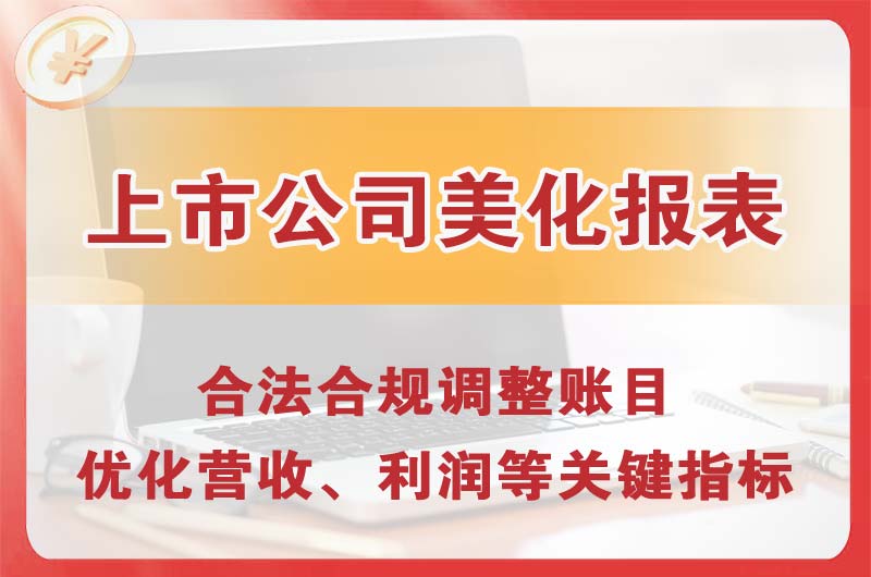 增城上市公司美化报表